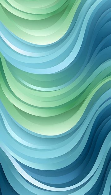 Blue and green abstract lines background wallpaper