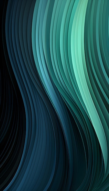 Blue and green abstract lines background wallpaper