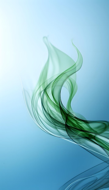 Blue and green abstract lines background wallpaper