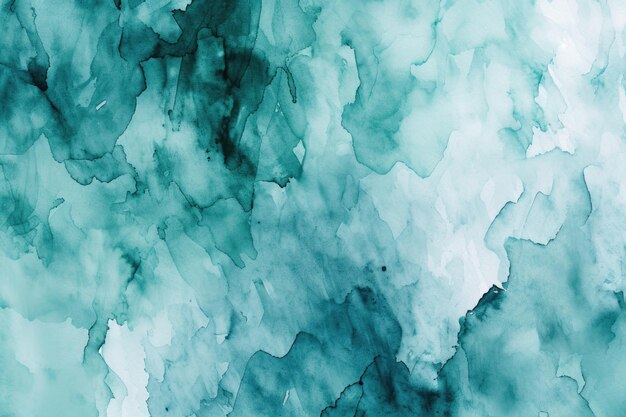 Blue green abstract watercolor Art background for design Daub spot stain