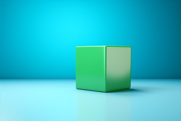 Синий и зеленый геометрический абстрактный фон