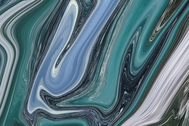 A blue and green marble background with a white background.