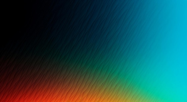 Photo blue green and orange gradient background