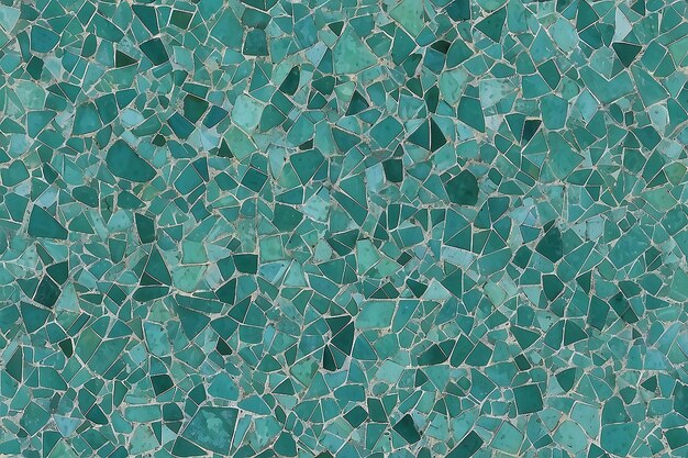 Blue and green terrazzo stone design background