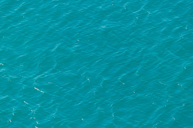 Foto onde di acqua verde blu del fondo di struttura del mare