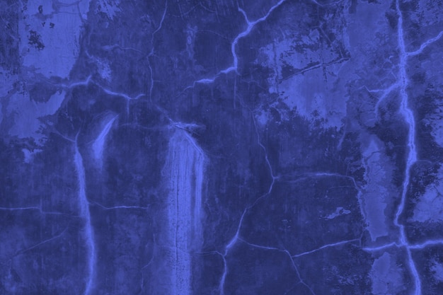 Blue grunge concrete wall abstract background