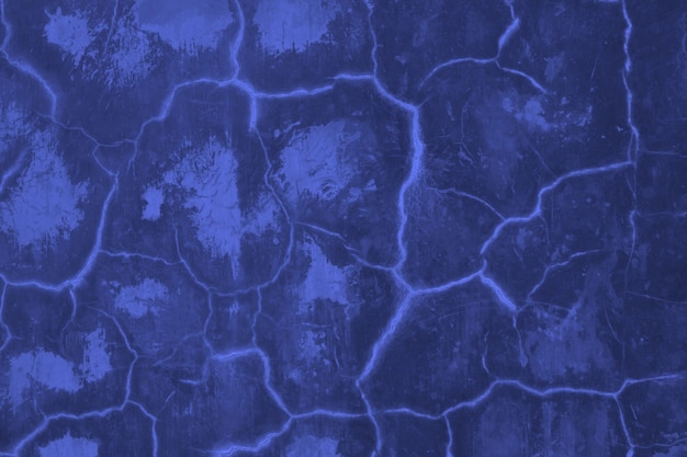 Blue grunge concrete wall abstract background