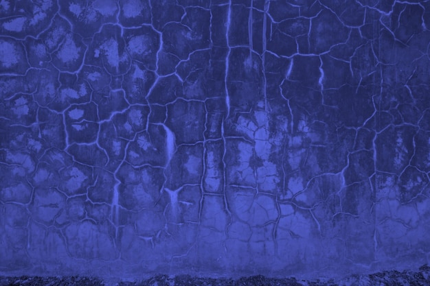 Blue grunge concrete wall abstract background