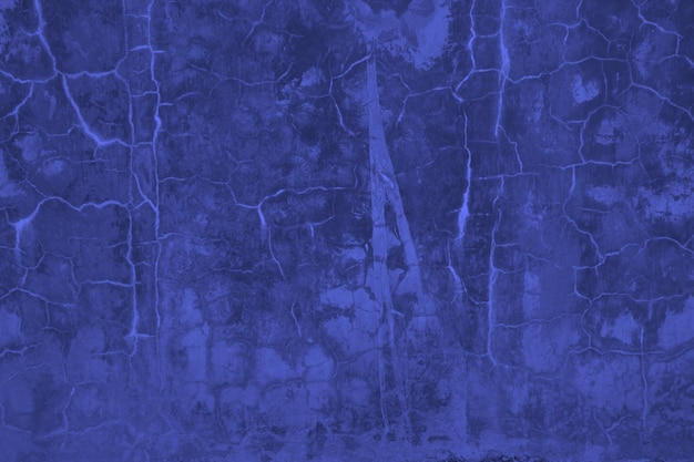 Blue grunge concrete wall abstract background