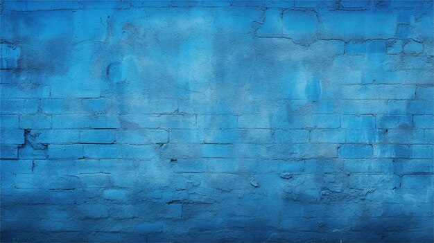 Blue grunge wall background with space for your text or image