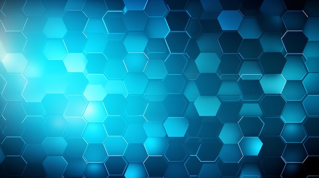 Blue hexagons background that is blue