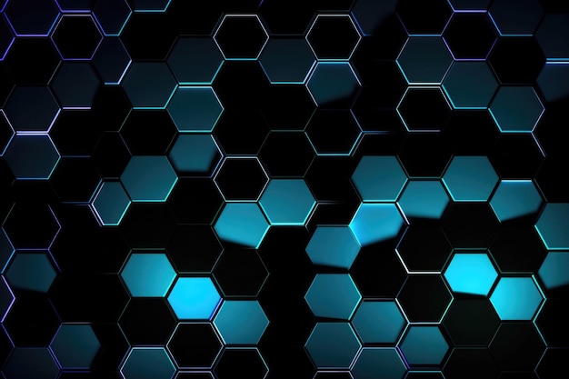 Blue hexagons wallpapers that are out of this world