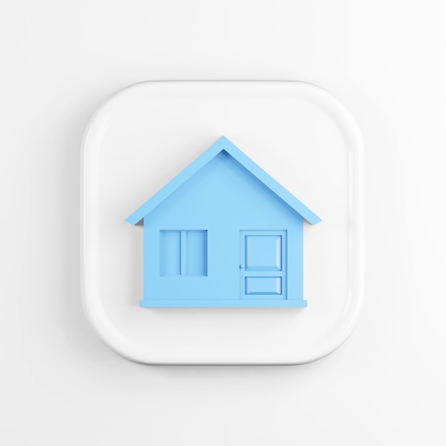 Blue house icon