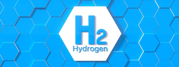 Photo blue hydrogen filling h2 gas pump station icon.