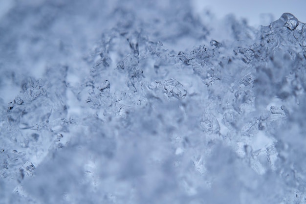 Blue ice background with a lot of texture and definition