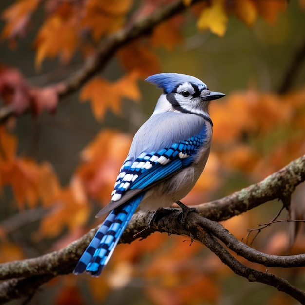 Photo a blue jay beautiful bird