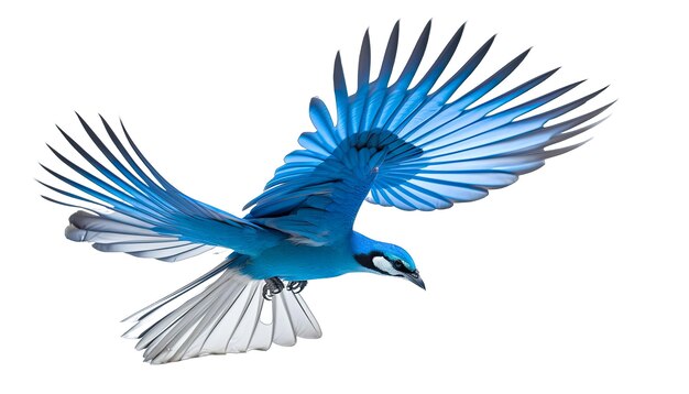 Photo blue jay bird isolated in no background