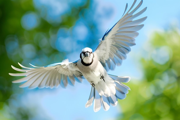 Blue Jay Bliss Moments in Flight