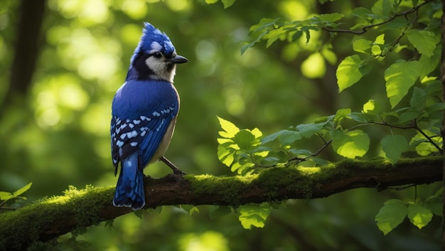 Blue Jay in the Forest