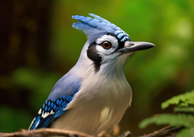 The blue jay is a noisy bold and aggressive passerine