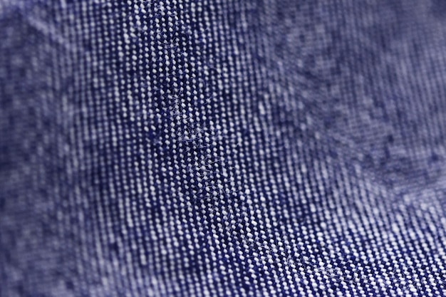 Foto blue jeans denim texture close up focus solo un punto morbido sfondo blured sfondo