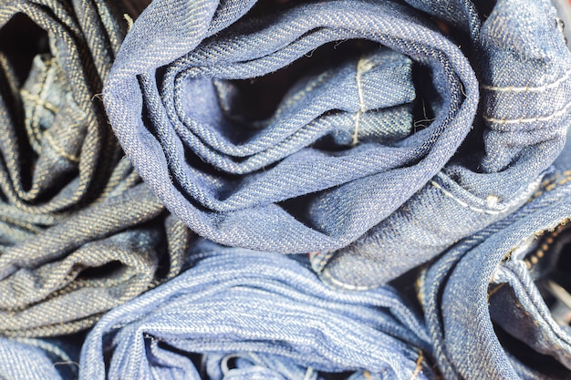 Priorità bassa di struttura dei jeans blu