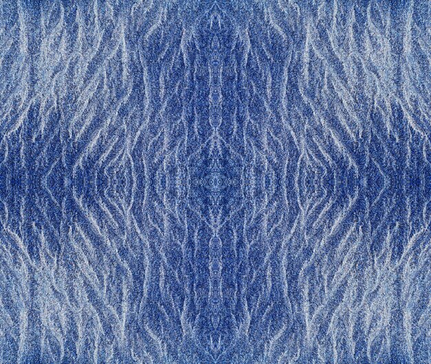 Blue kaleidoscope with geometric pattern Kaleidoscopic background design hypnotic sand