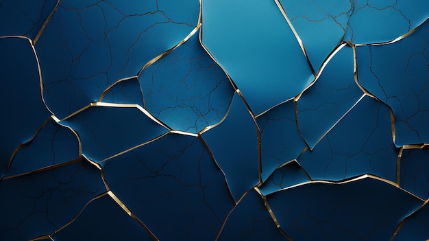 blue kintsugi gradient background