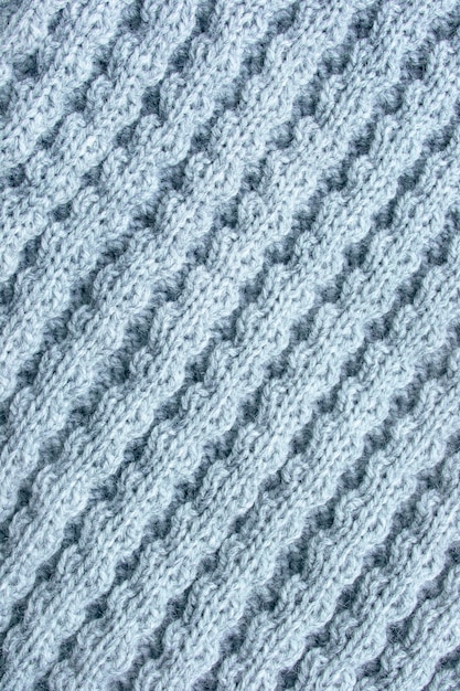 Blue knit background