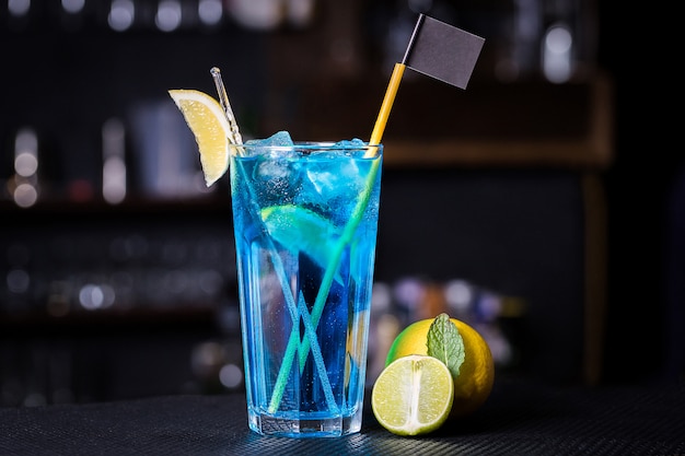 The Blue Lagoon Cocktail