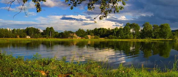 Blue lake