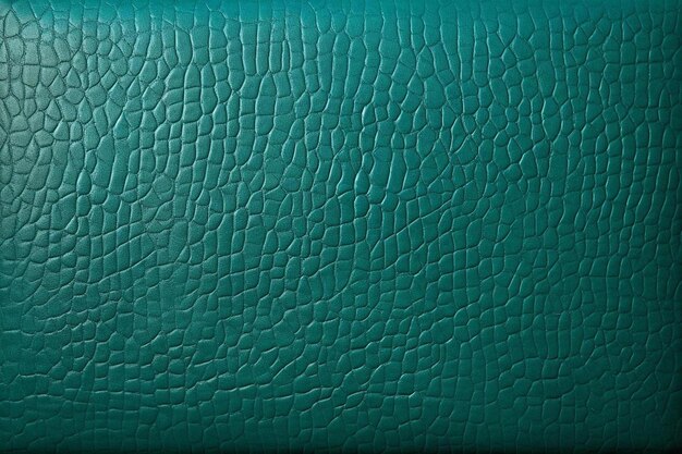 the blue leather has a pattern of the stitching on it