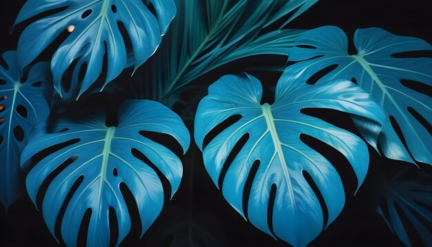 the blue leaves of a plant are shown in this photo