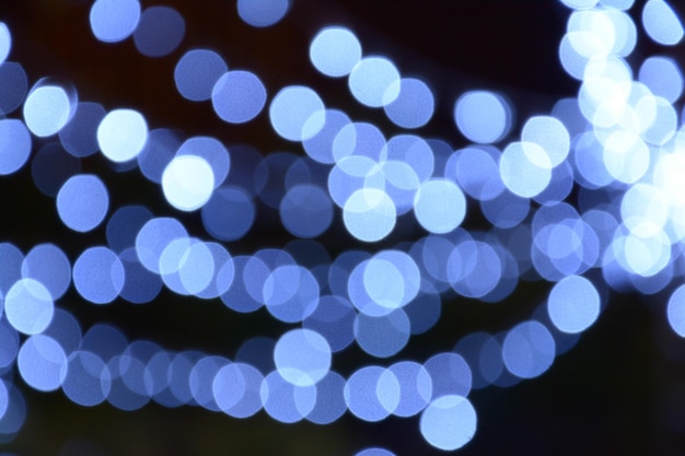 blue light of bokeh background