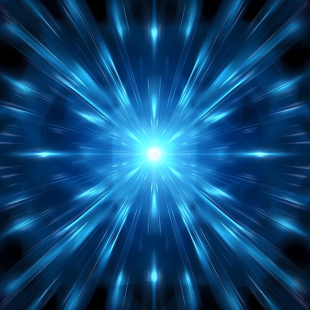 blue light burst blue vibrant background