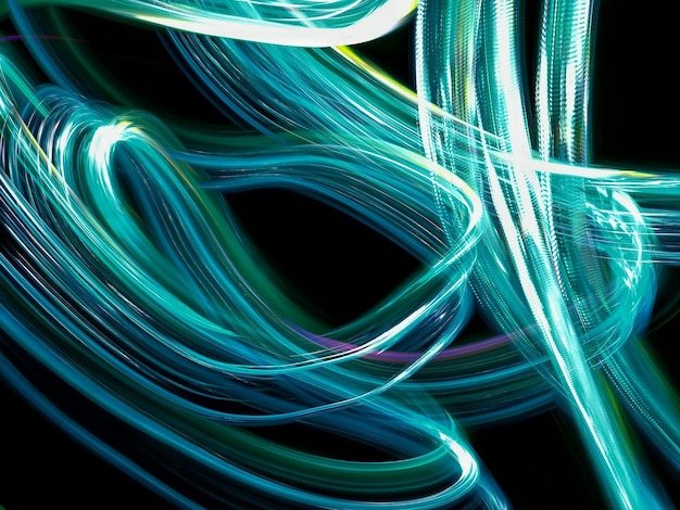 blue light pattern against black blackground