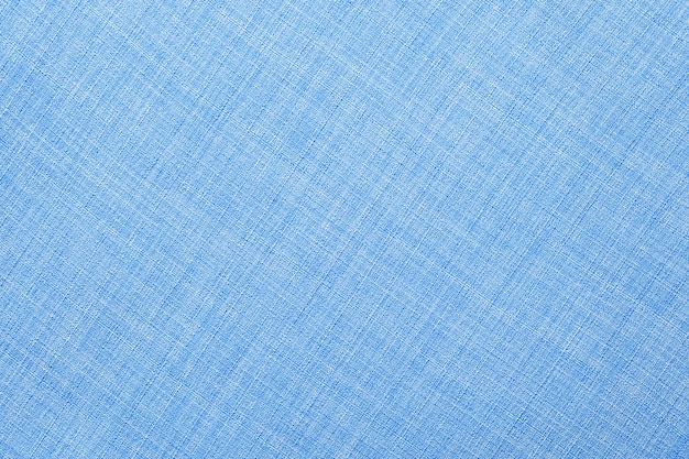 Blue linen cloth as background natural fabric texture