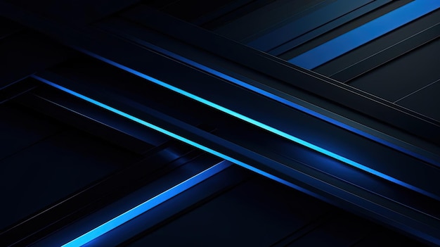 blue and lines on a dark background