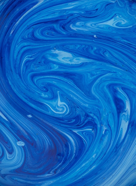 blue liquid acrylic abstract pattern