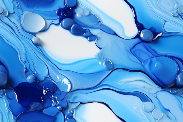 Photo blue liquid background