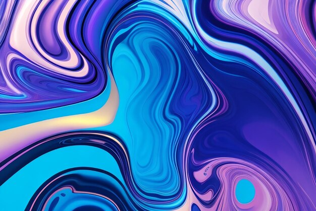 Blue liquid marble abstract background