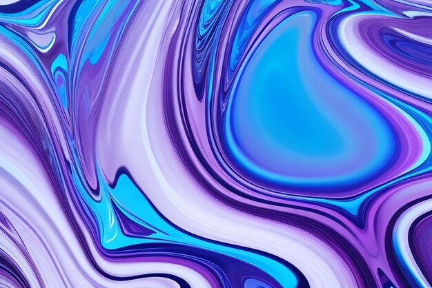 Blue liquid marble abstract background