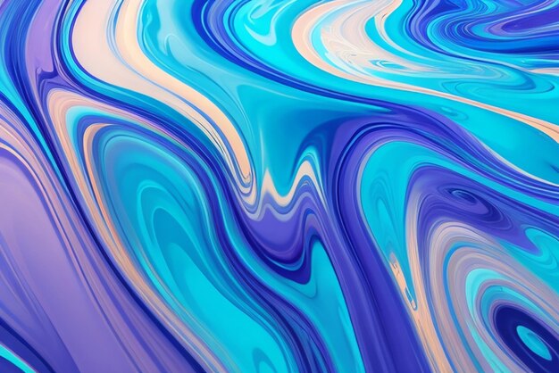 blue liquid marble abstract background