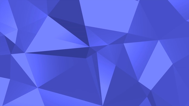 Blue low poly abstract background, triangles geometric shape. Elegant and luxury dynamic style for business, 3D illustration