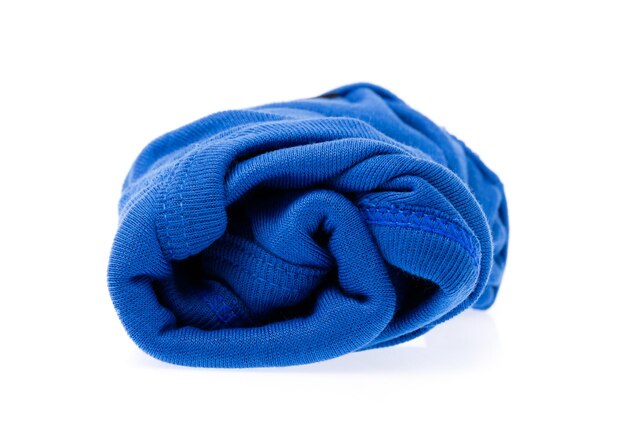 Blue Male underpants isolated on white background.