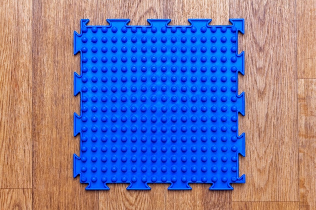 Photo blue massage orthopedic mats