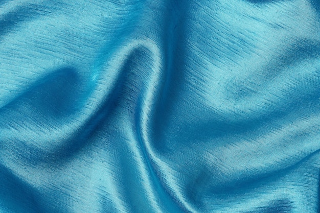 Blue material a background or texture