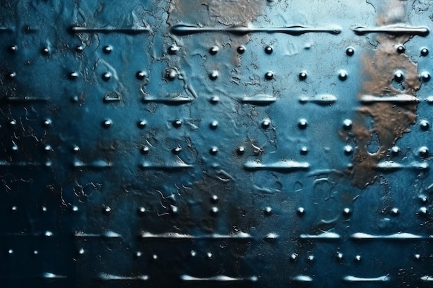 Blue Metallic Background Texture