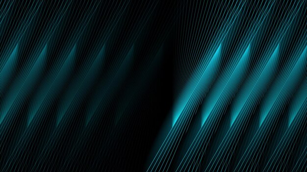 Blue minimal lines abstract futuristic tech background