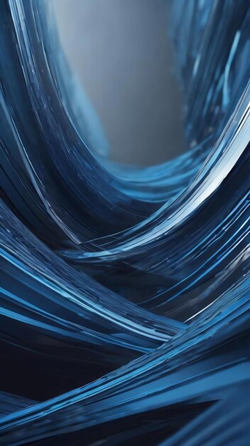 Blue minimal lines abstract futuristic tech background